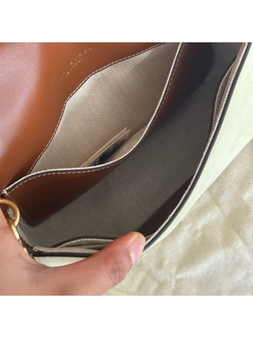 625!+ New Tory Burch thea Patchwork Flap Crossbody multi color